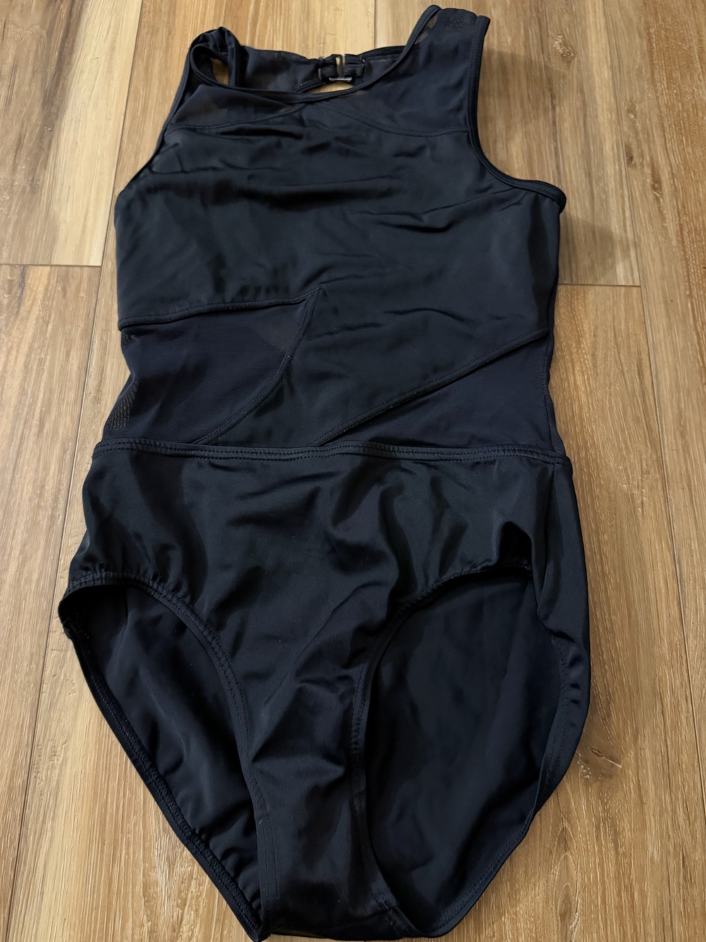 balera Black leotard with mesh XS